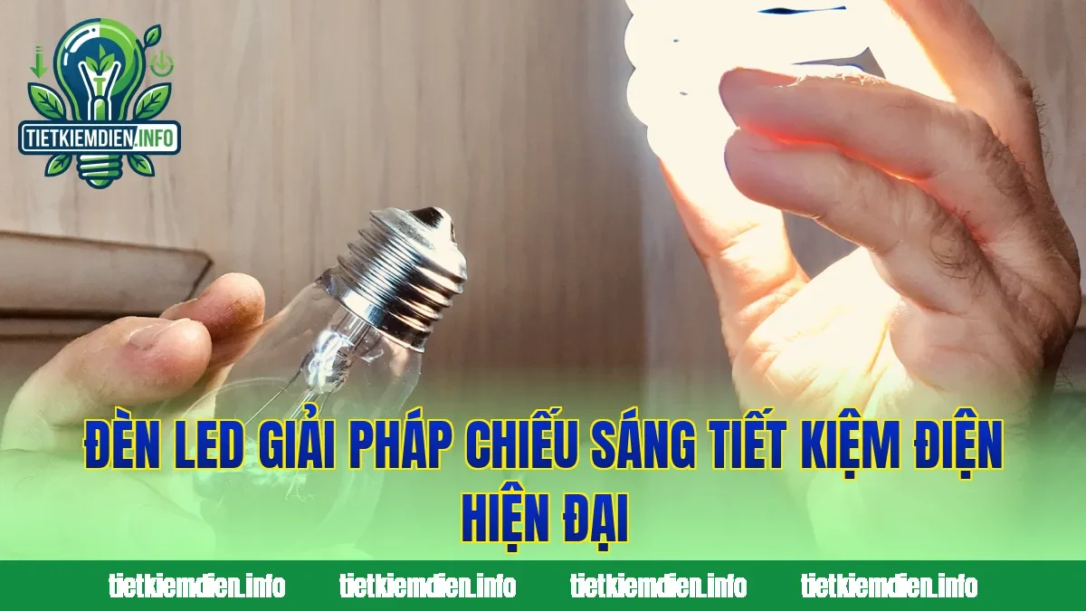 Đèn LED giải pháp chiếu sáng tiết kiệm điện hiện đại