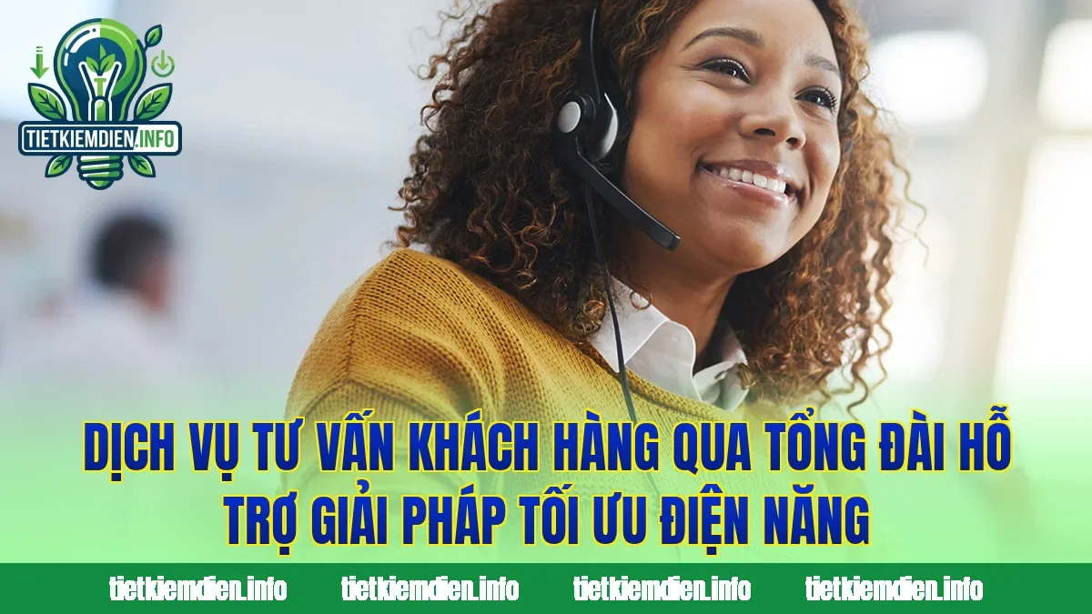 Dịch vụ tư vấn khách hàng qua tổng đài hỗ trợ giải pháp tối ưu điện năng
