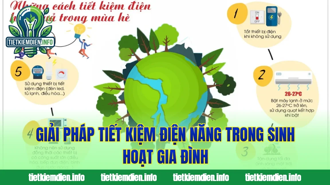 Giải pháp tiết kiệm điện năng trong sinh hoạt gia đình