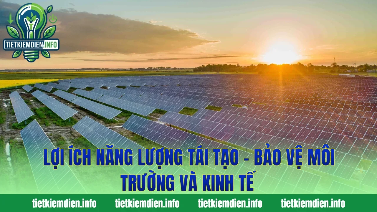Lợi Ích Năng Lượng Tái Tạo – Bảo Vệ Môi Trường Và Kinh Tế