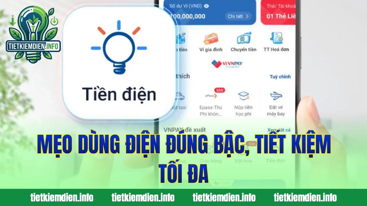 Mẹo dùng điện đúng bậc, tiết kiệm tối đa