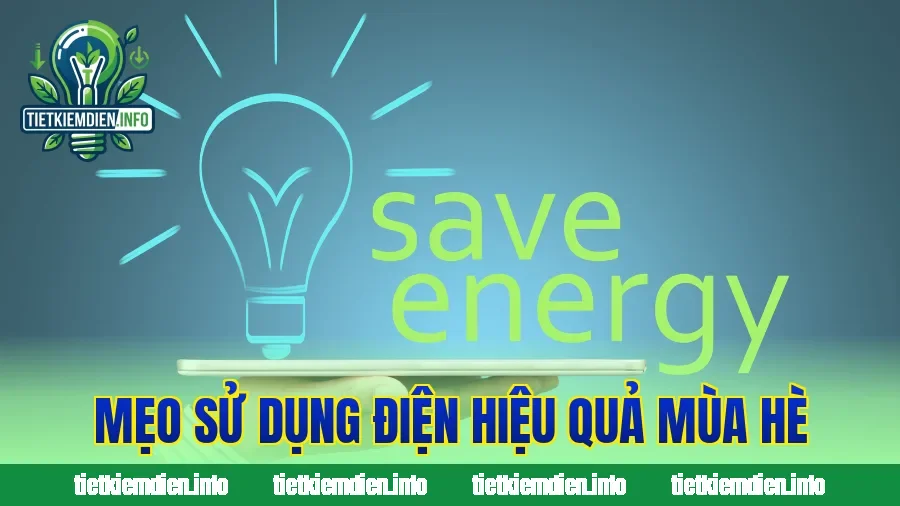 Mẹo sử dụng điện hiệu quả mùa hè
