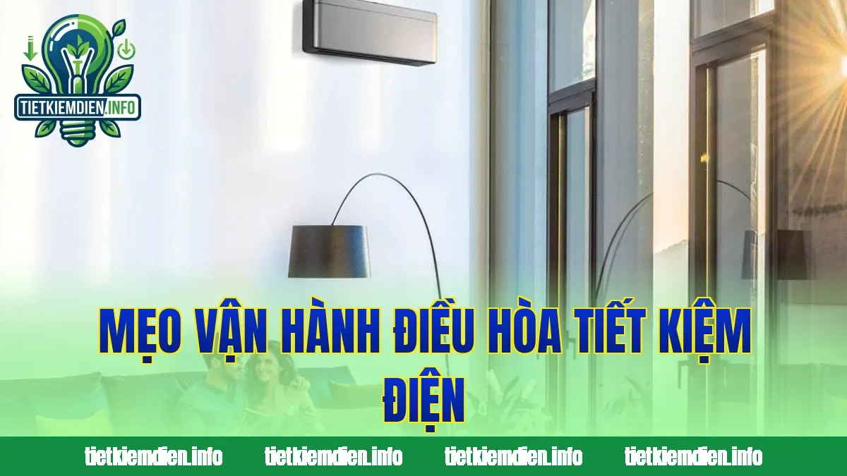 Mẹo vận hành điều hòa tiết kiệm điện