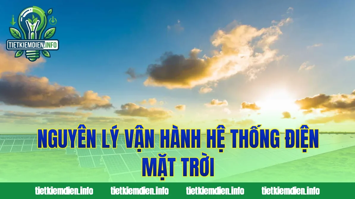 Nguyên lý vận hành hệ thống điện mặt trời