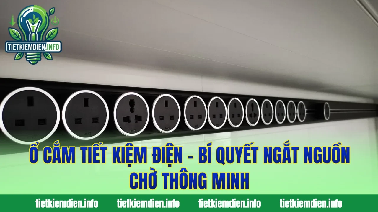Ổ Cắm Tiết Kiệm Điện – Bí Quyết Ngắt Nguồn Chờ Thông Minh