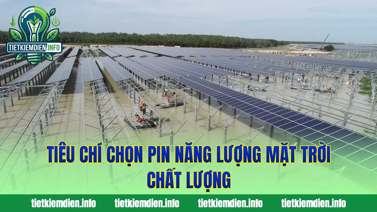 Tiêu chí chọn pin năng lượng mặt trời chất lượng