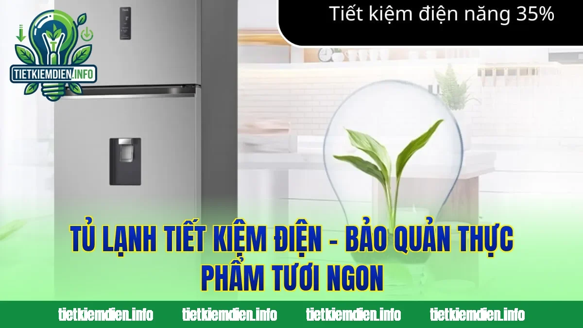 Tủ Lạnh Tiết Kiệm Điện – Bảo Quản Thực Phẩm Tươi Ngon